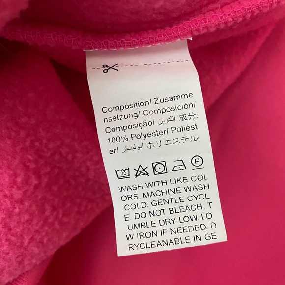 SHEIN size small color block hoodie. Pink and orange. - Picture 4 of 4